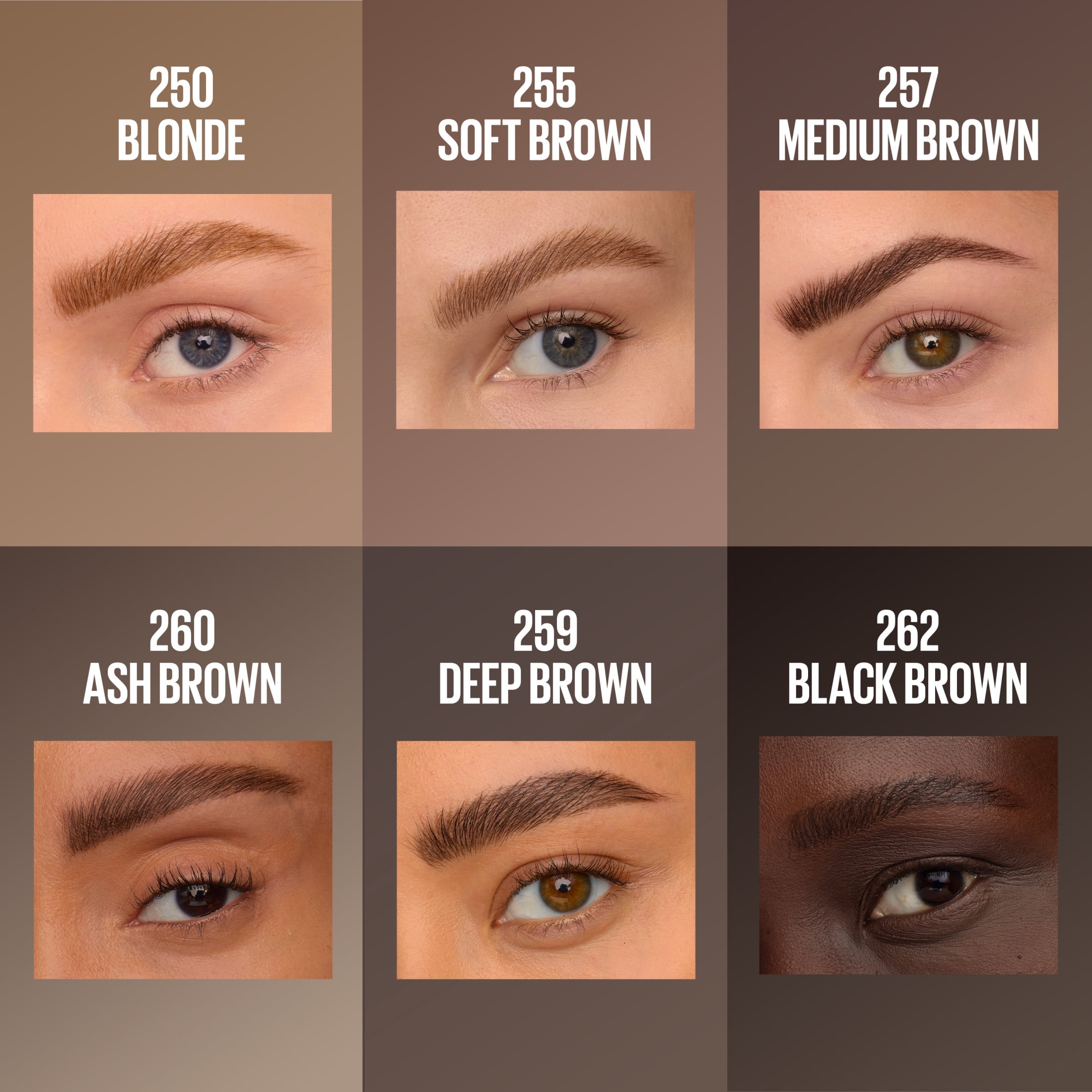 Maybelline Brow Inserts 2-in-1 Eyebrow Pencil and Brow Gel, Black Brown, 0.04 fl oz