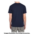 thumbnail image 3 of Playera Fruit of the Loom Para hombre cuello v, algodón sustentable, azul marino, talla G, 3 of 4