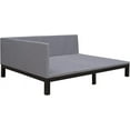 thumbnail image 5 of Upholstered Daybed Full Size Corner Daybed Frame with Cushion Modern Linen Sofa Bed for Living Room Guest Room, 5 of 8