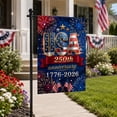 thumbnail image 6 of Kiddiway America 250 Decorations - 250th Anniversary USA Flag Double Sided Outdoor Garden Flag, 4th of July Yard Decor, Patriotic 1776-2026 Commemorative ,B, 6 of 7