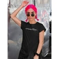 thumbnail image 2 of Summertime / Black T-Shirt Women -Image by Shutterstock, Female x-Large, 2 of 4