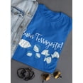 thumbnail image 3 of Buon Ferragosto Seafood Doodles T-Shirt Women -Image by Shutterstock, Female Large, 3 of 4