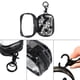 thumbnail image 5 of Clear Figures Display Bag, Portable Figures Storage Bag with Keychain, Mini Doll Hanging Blind Box, Single Zipper Closure Dustproof Collectibles Case for Mini Figures, Dolls (Black, Semicircle), 5 of 5
