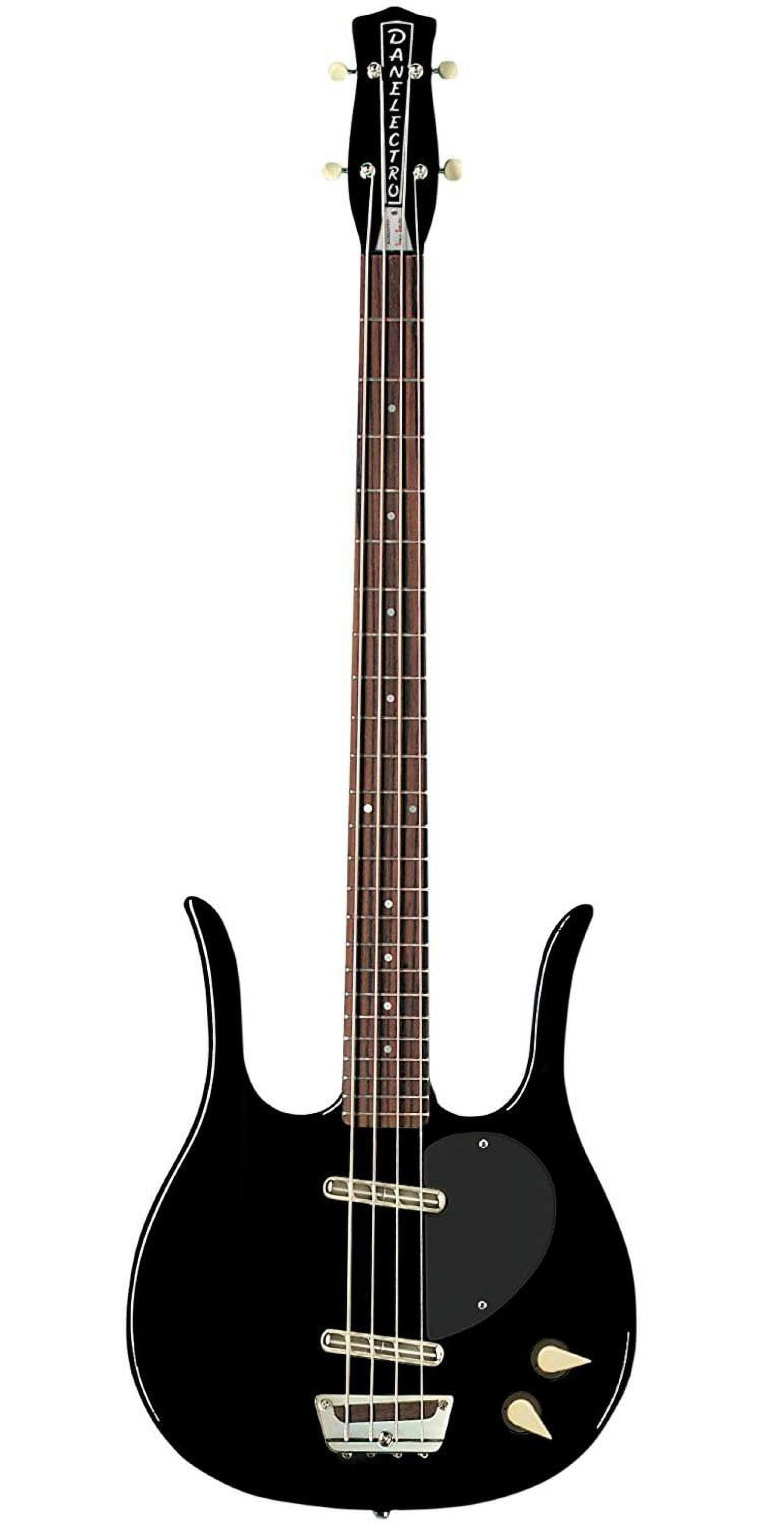 Danelectro Longhorn Bass Guitar (Black) - Walmart.com