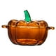 thumbnail image 3 of Plato de dulces de vidrio con tapa, tazón de calabaza con tapa, recipiente para dulces decorativo Naranja, 3 of 9