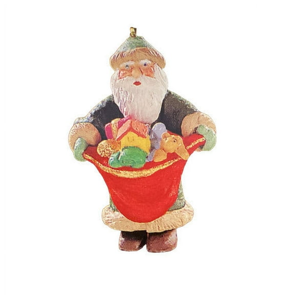 1995 Centuries of Santa (Miniature) Hallmark Keepsake Christmas Tree Ornament - QXM4789