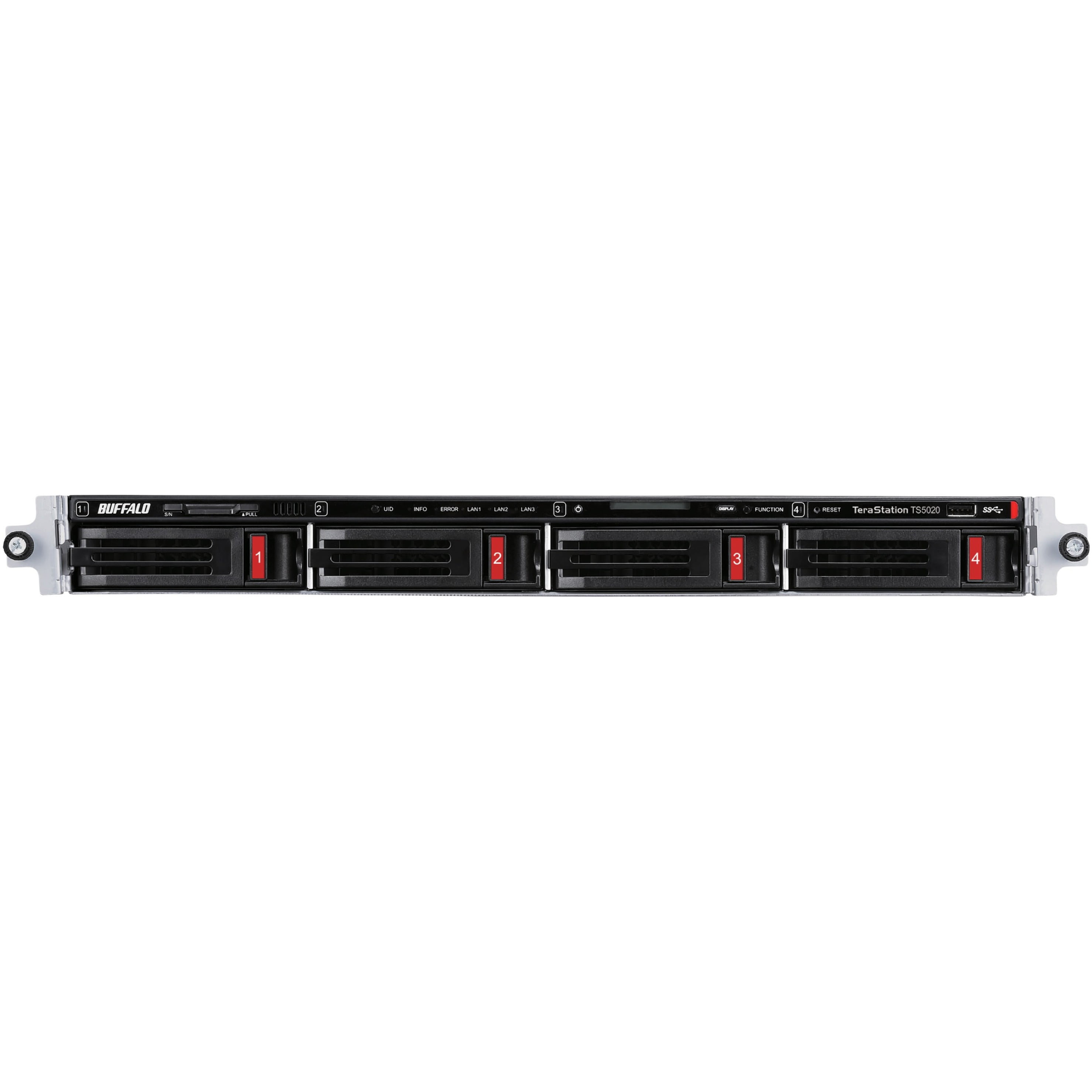 BUFFALO TeraStation 5420RN 4-Bay Secure Business Rackmount NAS 16TB (4x4TB) w/ Hard Drives Included - Annapurna Labs Alpine Quad-core (4 Core) 2 GHz - 4 x HDD Supported - 4 x HDD Installed - 16 TB ...