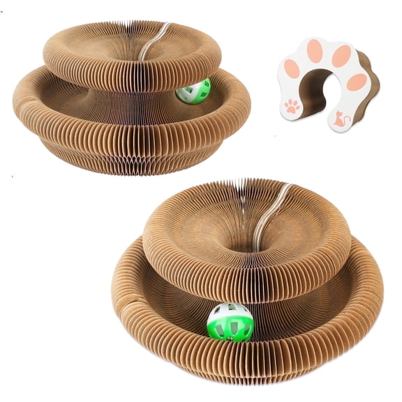 Lankai Cat Scratcher for Corners - 2 Pack Space-Saving Scratching Post, Furniture Protector for Indoor Cats & Kittens, Stress Relief Toy