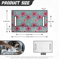 thumbnail image 7 of Whosucclay Hibiscus Waves Green Golf Cart Seat Protector, Anti‑Slip Comfort Cover for Most 2 Seats Wear-Resistant Golf Cart Seat Towel Blanket, 52.36"x 32.28", 7 of 7