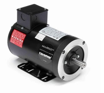 1 1/2 hp 1800 RPM 3-Phase 145TC Frame TENV (rigid base) 230/460V Marathon Motor # Y366