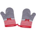 thumbnail image 2 of Guantes de horno, guantes de macetas, guantes para hornear, macetas, aptas compatibles con cocinar, hornear, asar, macetas, 1 par, compa de regalo kaili Sencillez, 2 of 2