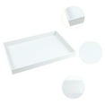 thumbnail image 2 of Unique Bargains PU Leather Jewelry Boxes Organizer Trays with Removable Divider for Drawer White Flat Tray, 2 of 6