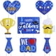 thumbnail image 2 of Letreros para el día del padre, juego de 8 decoraciones para el césped del día del padre, letrero para patio con texto en inglés Best Dad Ever Patio, decoración para fiestas en interiores y exterior, 2 of 7