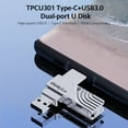 thumbnail image 2 of Lenovo thinkplus 128GB Tipo-C USB3.0 Teléfono móvil U Disco TPCU301, 2 of 8