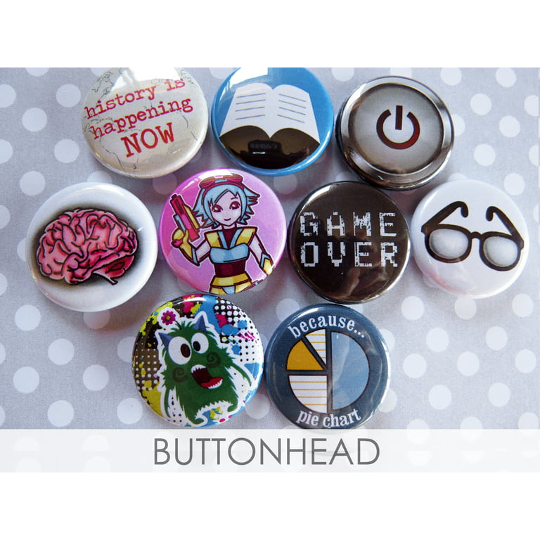 Blank Pin Pin Back-buttons Decorate at Home Lots of Colors and