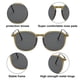 thumbnail image 4 of Gafas de sol retras del clavo del arroz del tiroteo de la calle del marco grande de la tendencia de la personalidad, hechas de PC y metal, 4 of 6