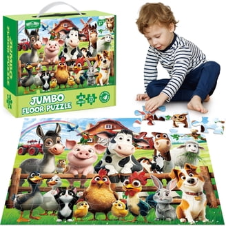 Crocodile Creek Wild Animals Jigsaw Puzzle - 100 Pieces - Walmart.com