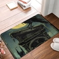 thumbnail image 4 of Pofeuu MoonNight Sky Crow Print Flannel Doormats Rug16"x24"Rug Washable Doormats Indoor Outdoor Rugs for Layered Front Door Mats, Porch, Kitchen, Entryway, 4 of 7