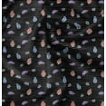 thumbnail image 1 of Soimoi Black Cotton Duck Fabric Insect Print Fabric by The Yard 42 Inch Wide, 1 of 6