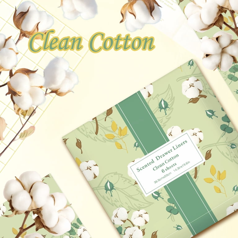 SCENTORINI, Cotton Scented Drawer Liners, 6 Sheets, 14.3" x 19.5" -  Walmart.com