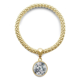 thumbnail image 1 of Pintura al Oleo Arte Bodegon de flores de invierno Pulsera de cadena de Joyas oro colgante redondo Unbranded M, 1 of 3