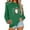 Green, variant on Sweatshirts for Women Casual Christmas Print Round Neck Long Sleeve Winter Fashion Hooded Pullover Tunic Tops