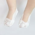 thumbnail image 3 of Cute Baby Girls Socks Newborn Lace Socks Summer Infant Toddler Solid Breathable Invisible Lace Soft Sock Cotton Sock,0-5T, 3 of 7