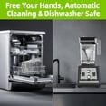 thumbnail image 6 of Blender for Smoothies: 1800W  Blenders for Kitchen, 68oz  Pitcher, Timer & Speed Control, 6 Stainless Steel , Dishwasher Safe Blender for Ice Crush/Smoothies/Frozen Drinks/Grey, 6 of 6