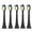 5 black ones, variant on 5/10 pcs Replacement Toothbrush Heads for Phlips Replacement Heads,Electric Tooth-Brush Head Compatible with Phllips