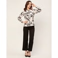 thumbnail image 3 of Moomaya Long Sleeves Spread Collar Shirt Printed Shirt - Women's Stylish Shirt, 3 of 9