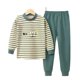 thumbnail image 4 of Conjunto de ropa interior para niños de algodón puro Ropa de casa para niñas Niños Adolescentes Niños medianos y grandes Ropa de abrigo de otoño Pantalones de otoño Ropa para niños, 4 of 6