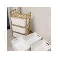 thumbnail image 5 of 5pc White Storage Box, Desktop Storage Box, Household Cosmetics Storage Box, Bathroom Kitchen Dormitory Miscellaneous Snacks Storage Box,Kitchen Refri, 5 of 5