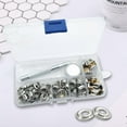 thumbnail image 4 of fastboy 20 Pcs/set 15mm Snap Button Canvas Boat Cover Screw Fastener Kit Metal Press Studs Screw Base, 4 of 8