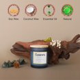 thumbnail image 4 of Tobacco Vanille Scented Candle,Crackling Wood Wicks Candles Travel Size,Indoor Aromatherapy Soy Wax Dry Fruit Scent,Woody Aroma Soy Candles Gift for Men,Vanilla Candle Clean Burning, 4 of 6