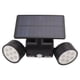 thumbnail image 2 of Lámpara solar con sensor de movimiento de 30 LED para exteriores, doble cabezal, para patio, terraza, jardín, entrada., 2 of 14
