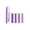 Purple, variant on Linnome Retractable Triangular Push Eraser Mess Free Rubber Eraser With Extra Refills for Homework Drawing Exam