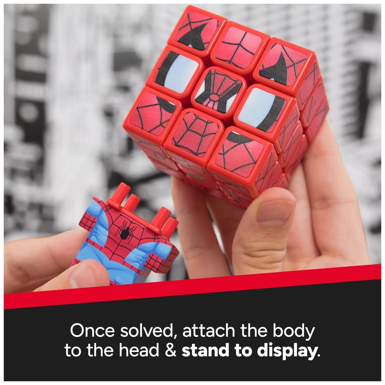Rubiks Cube Spider-Man Cuber: Marvel Character Puzzle & Display