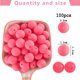 thumbnail image 2 of 100 cuentas de silicona de 12 mm para hacer collares, pulseras y llaveros, cuentas redondas de colores variadas, 2 of 6