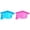 Sky Blue*1+Pink*1, variant on 2 Pack Shiny Glossy PhD Graduation hat Shape Silicone Molds for DIY Craft Keychain Polymer Clay Mold Epoxy Pendant Resin Crafting Making Cake Decoration Fondant Mould