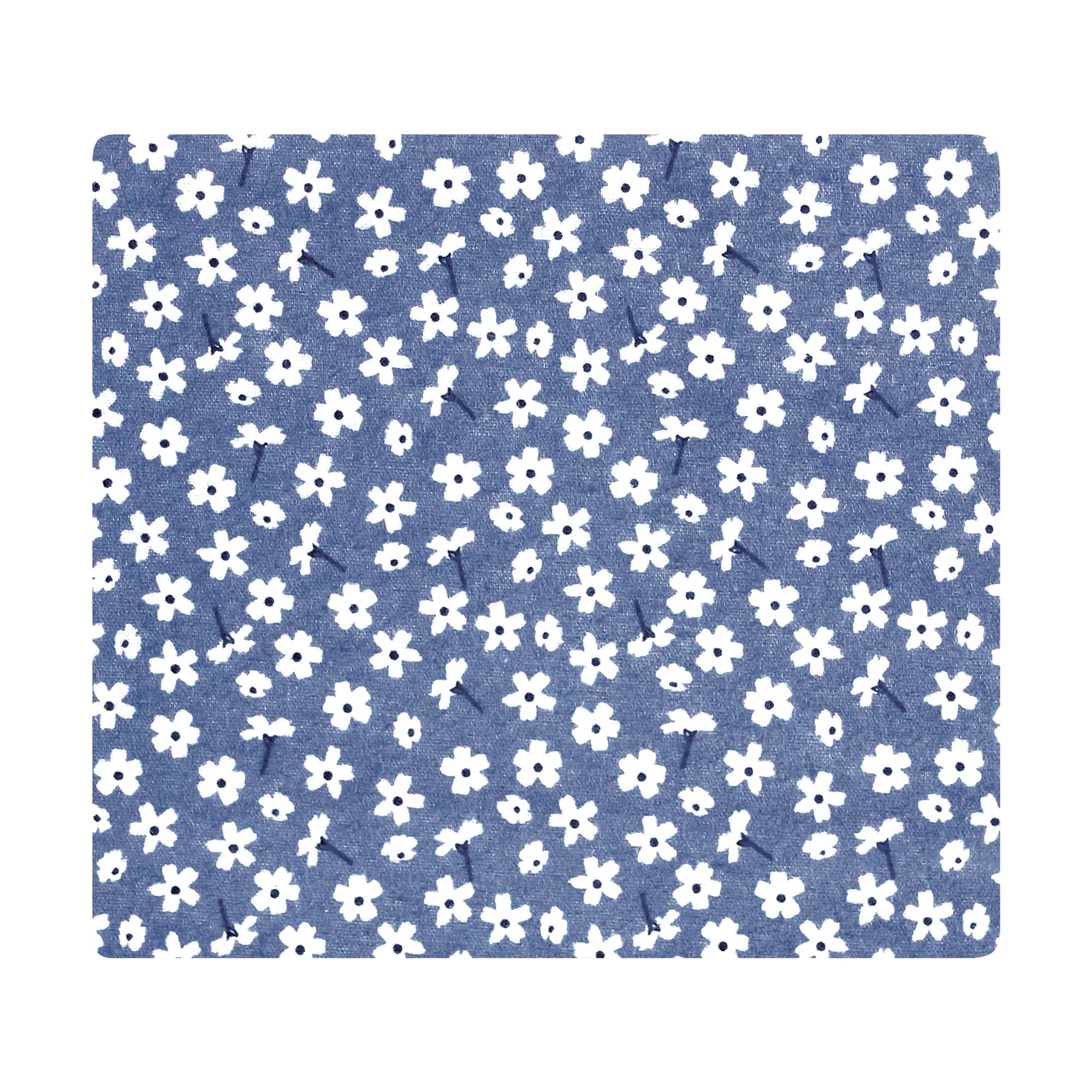 Hudson Baby Infant Girls Cotton Flannel Receiving Blankets 7pk, Blue Cosmos, One Size