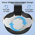 thumbnail image 4 of ALPHA DIGITAL Head Strap with 6000mAh Battery, for Quest 3, Extends 4Hrs, Fast Charging, Elite Strap Replacement for Enhanced Comfort, Adjustable, VR Accessories, Safety Protection, 4 of 5