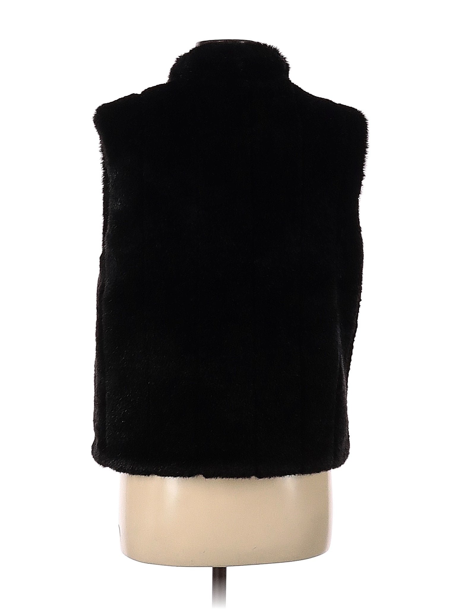 giacca faux fur vest