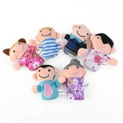 18pcs Educational Toys Finger Puppets Story Time Finger Puppets 12 Animals & 6 People Family Members Play House Accessories