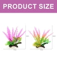 thumbnail image 2 of Plantas acuáticas de algas marinas artificiales para acuario, decoración de plantas de pecera de plástico, 2 piezas., 2 of 5