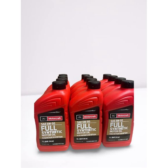 5w50 Ford Motorcraft XO-5w50-QGT Full Synthetic Motor Oil 12 qt case