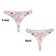 thumbnail image 3 of Balery Cute Rabbit Tangas de Algodón para Mujer con Estampado – Ropa Interior Sexy, Transpirable, G-string-XX-Large, 3 of 6