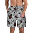 thumbnail image 1 of Fotbe Spiders Trajes de Baño Estampados para Hombre, Shorts de Verano de Secado Rápido, Ropa de Playa, Bañadores-XX-Large, 1 of 6