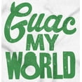 thumbnail image 2 of Guac World Guacamole Avocado Foodie Womens Slim Fit Graphic Tee Brisco Brands M, 2 of 5