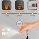 thumbnail image 5 of Llavero de alarma personal de autodefensa para mujeres - USB recargable impermeable 130 dB botón de seguridad de pánico Silbato de sirena con luz led - (blanco), 5 of 9