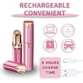 Women's Facial Hair Removal, Mini Electric Razor, Painless Epilator ...
